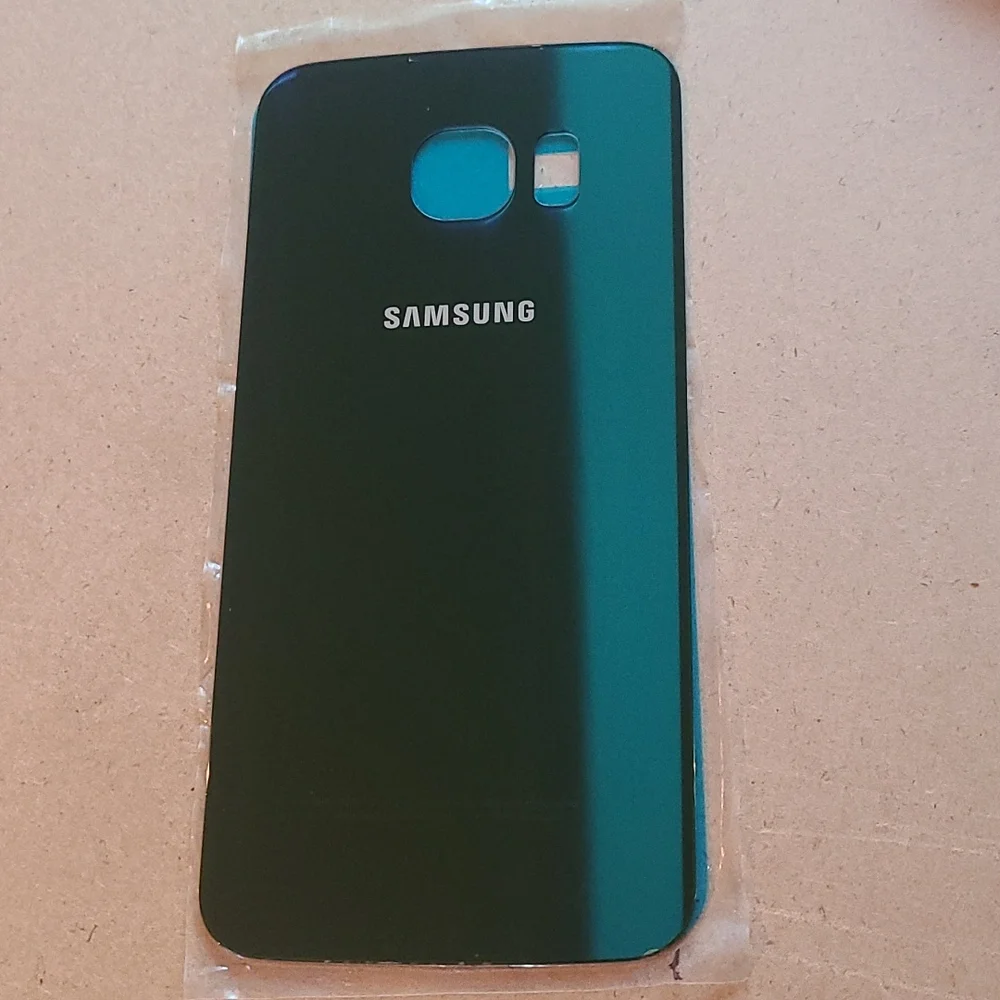 Genuine Samsung Galaxy S6 Edge Emerald Green Glass Rear Cover